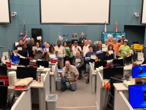 Our New Hams showing off their CSCE's and New HT's!